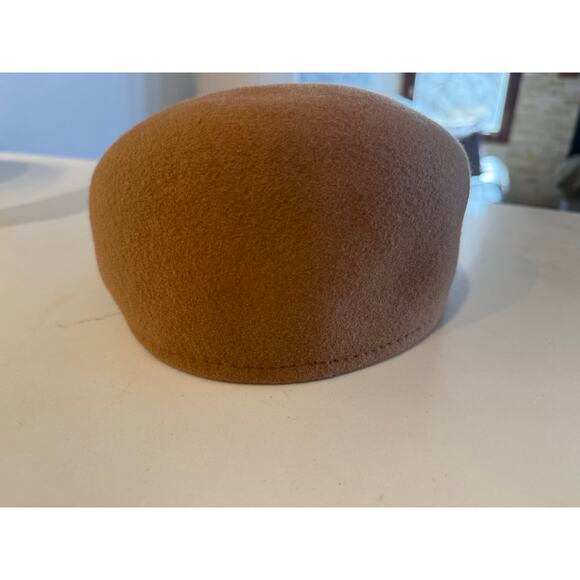 100% Wool Men's Large/X-Large Camel Driving Cap Newsboy Cap - Picture 6 of 8